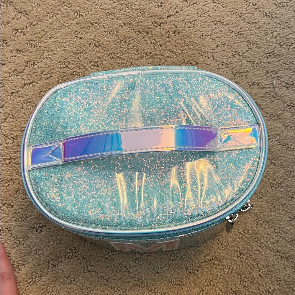 Justice Light Blue Makeup Bag